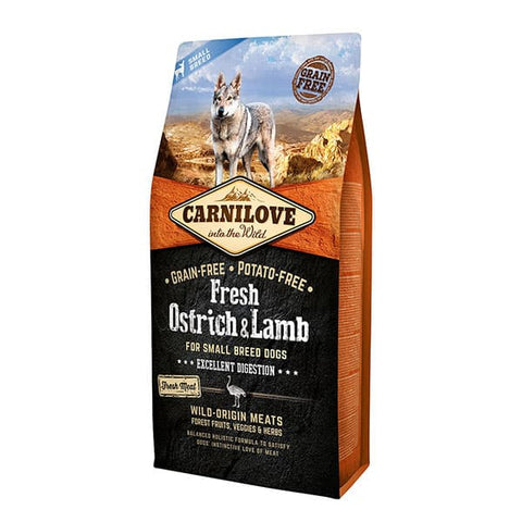 CARNILOVE FRESH OSTRICH AND LAMB (SMALL BREED)